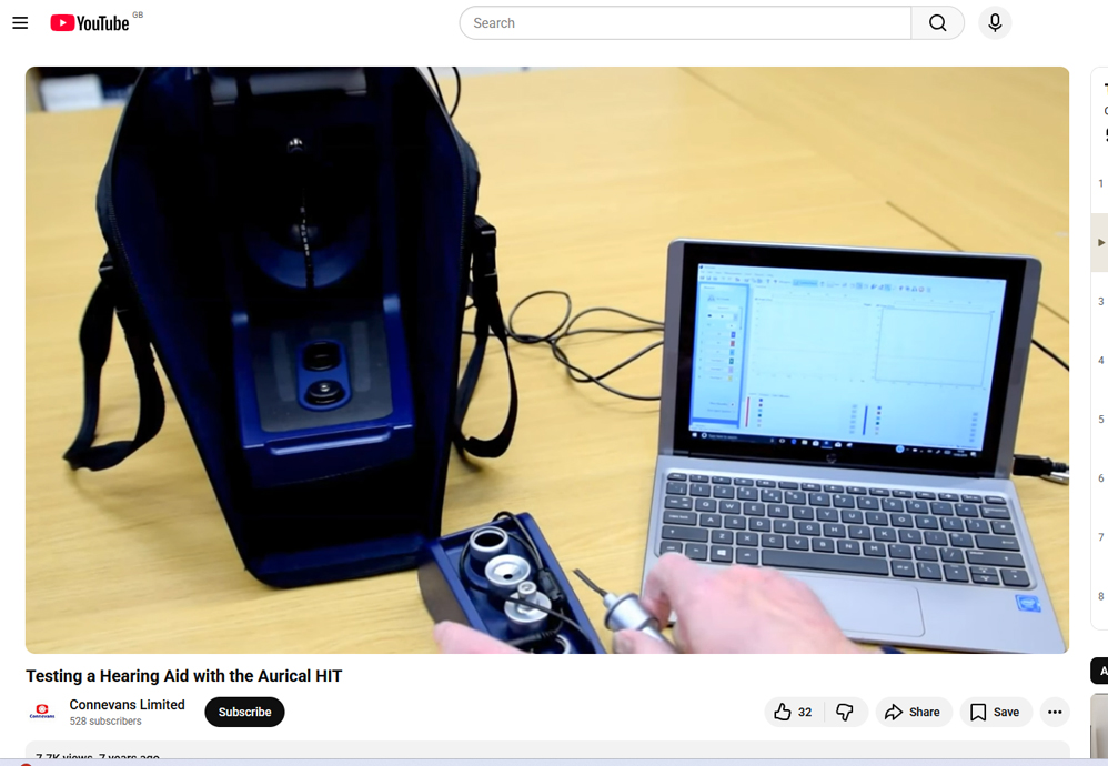 Testing a Hearing Aid with the Aurical HIT